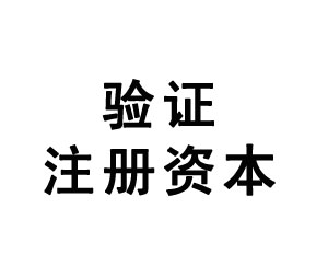 驗(yàn)證注冊(cè)資本